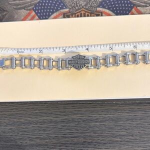 Harley-Davidson Silver Chain Bracelet